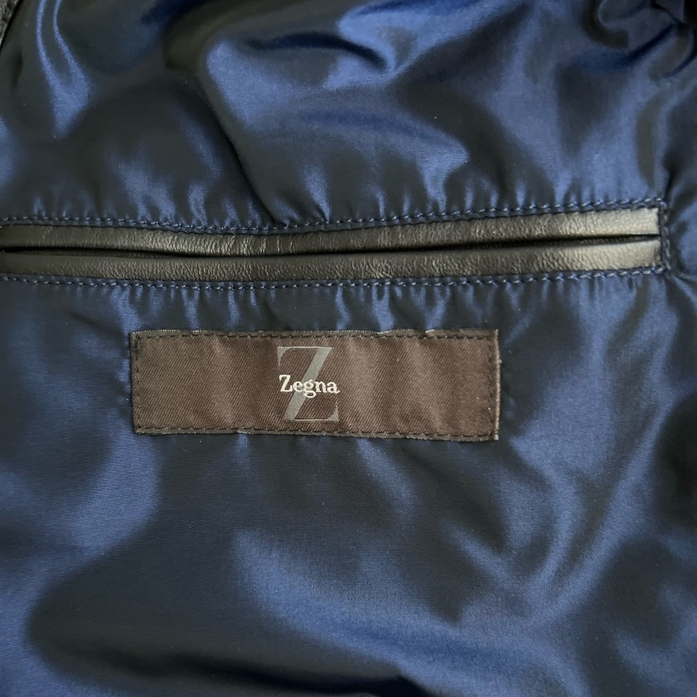 New Men’s “Zegna” Blue iridescent Jacket - Picture 5 of 6